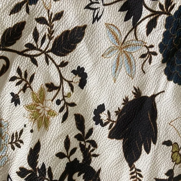 A.L.C. Brien NWT Skirt Black White Floral Print Stretch Silk Flouncy Mini Skirt - Picture 7 of 9